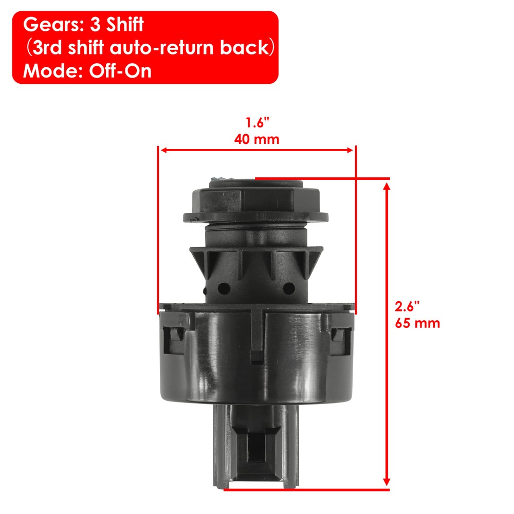 Caltric Ignition Key Switch for Arctic Cat Prowler Xtx 700 Automatic 2008-2014