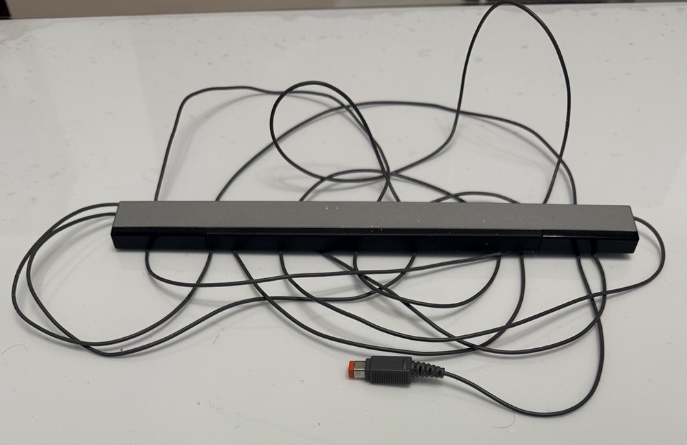 OEM Nintendo Wii Sensor Bar Black Tested Working