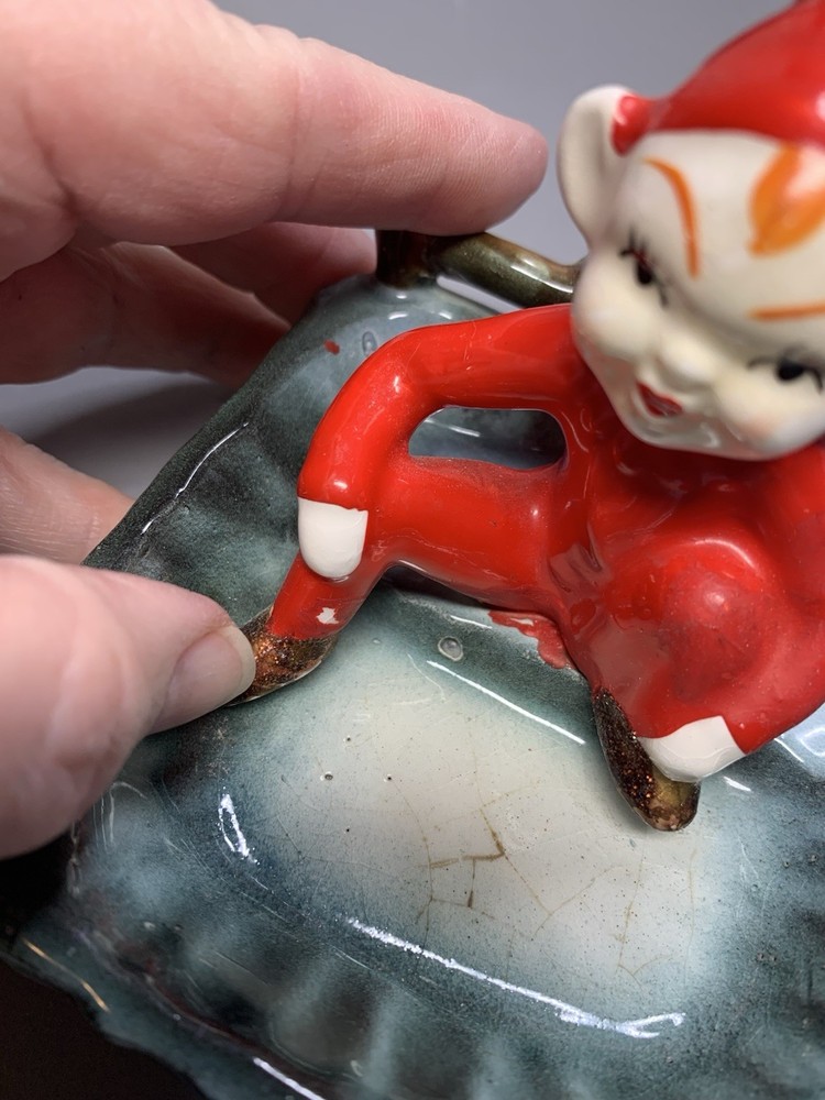 Elf 1950’s Vintage Ashtray Candy Dish