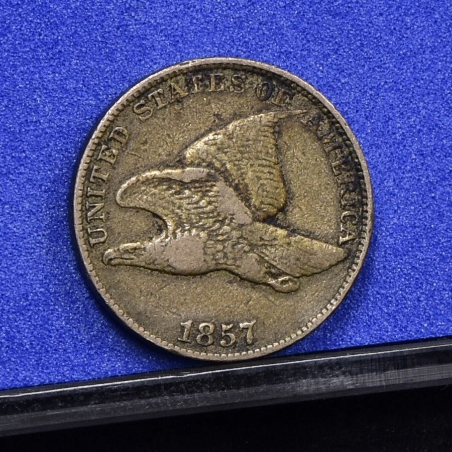 1857 Flying Eagle Cent - VF (#58204-L)