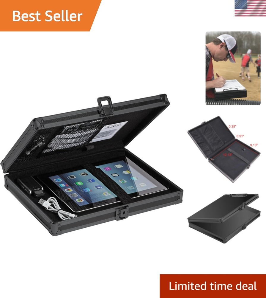 Secure Tactical Clip and Storage with Locking Clipboard - 50 Sheets Capacity