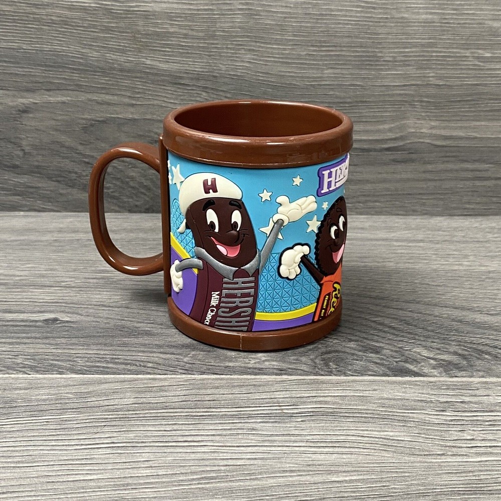 Hershey Park 3D Plastic Brown Vintage Coffee Tea Cup Mug