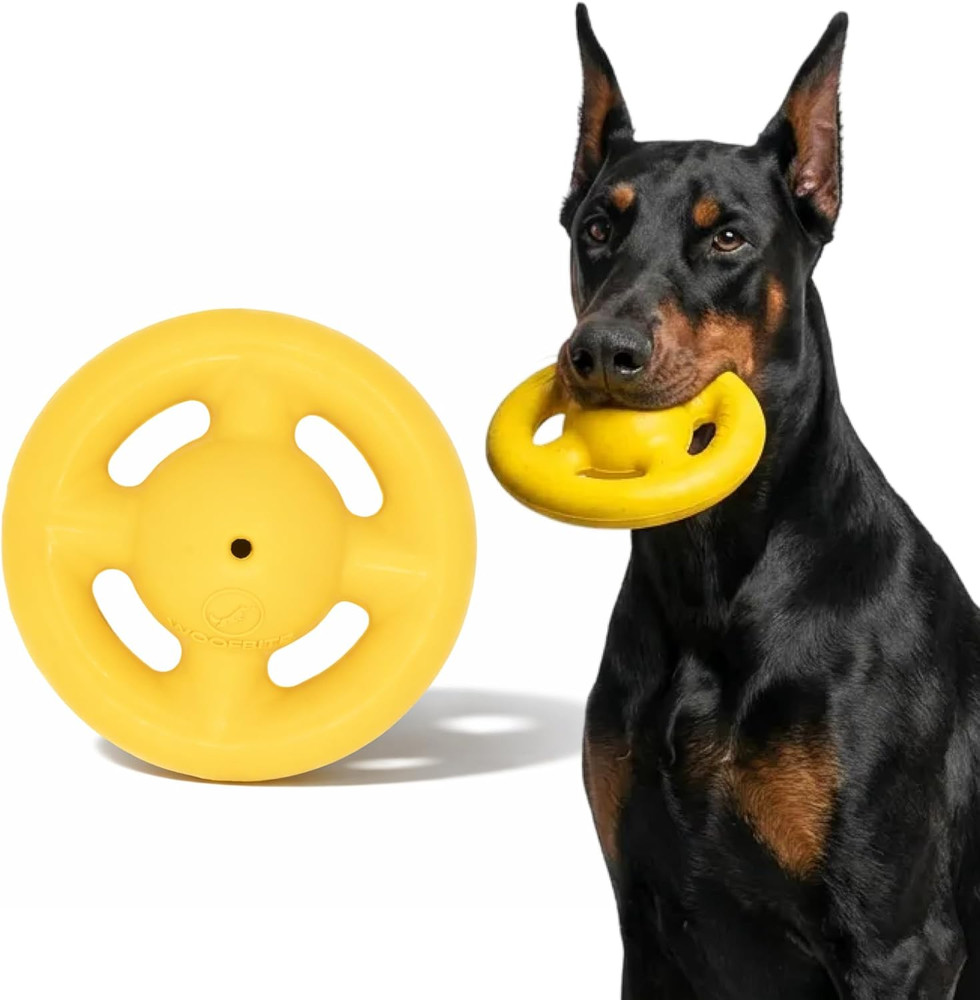 Virtually Indestructible Orbit Dog Ball - Lifetime Replacement - Tough, Durable