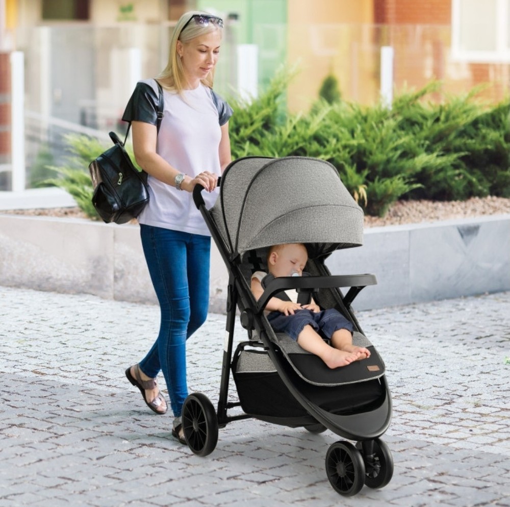 Baby Jogging Stroller With Adjustable Canopy