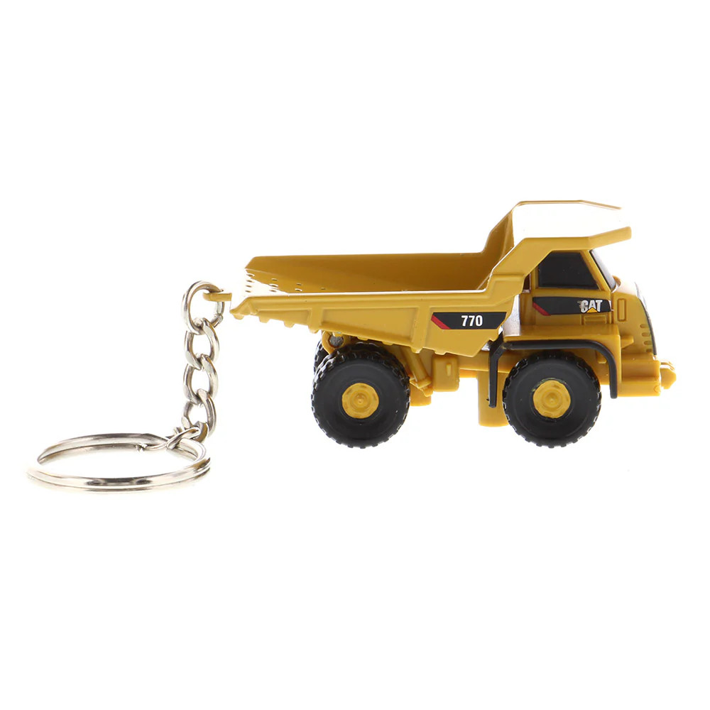 Caterpillar 770 Dump Truck Keychain Micro Constructor Diecast Masters #85985