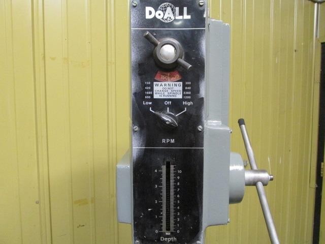 17" DoAll DG17 Variable Speed Geared Head Drill Press Auto Power Feed