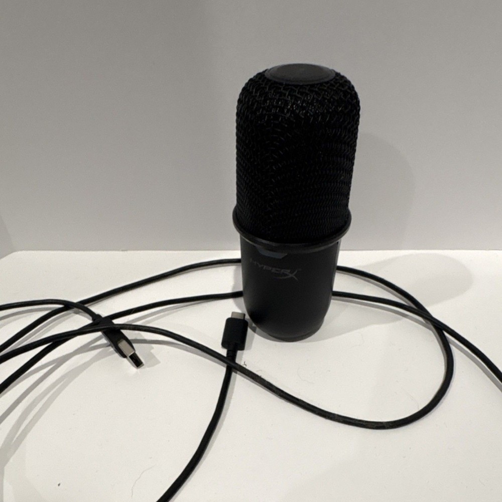 HyperX SoloCast USB Microphone Black, Cardioid, Mute Button, Freestanding