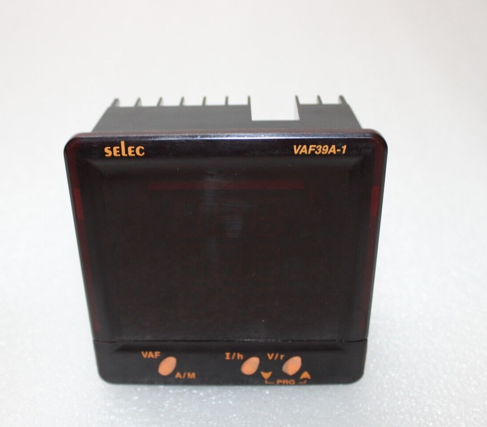 SELEC VAF39A-1 VOLTAGE AMPERE FREQUENCY METER