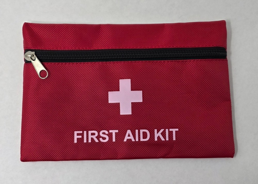 Red First Aid Bag Backpack Medical, Camping,Emergency Storage Bag (EMPTY)