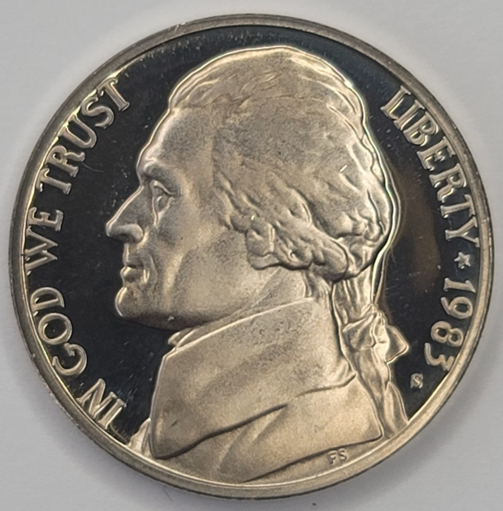 1983 S Gem Proof DCAM Jefferson Nickel