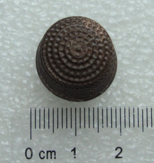 Antique Old Brass Thimble M
