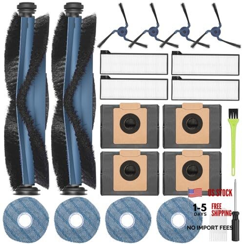 21-Pack Replacement Accessories Kit Compatible with Eufy Robot X10 Pro Omni