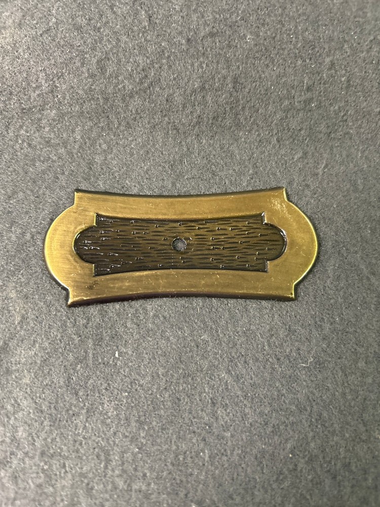 (20-Pack) 3-3/8" Knob Backplate Antique Brass