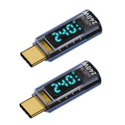 USB C 8K 40Gbps Mini Digital Meter USB 4.0 Type-C Extension Adapter Display