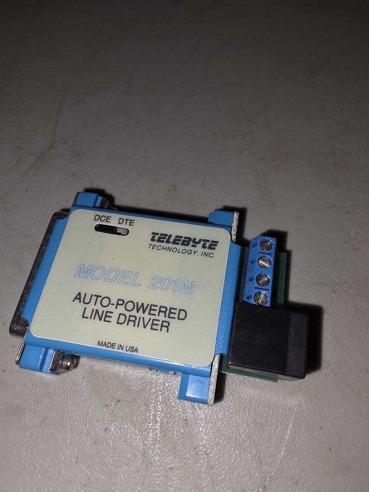 USED Telebyte Model 201M - RS-232 Auto Powered Line Driver