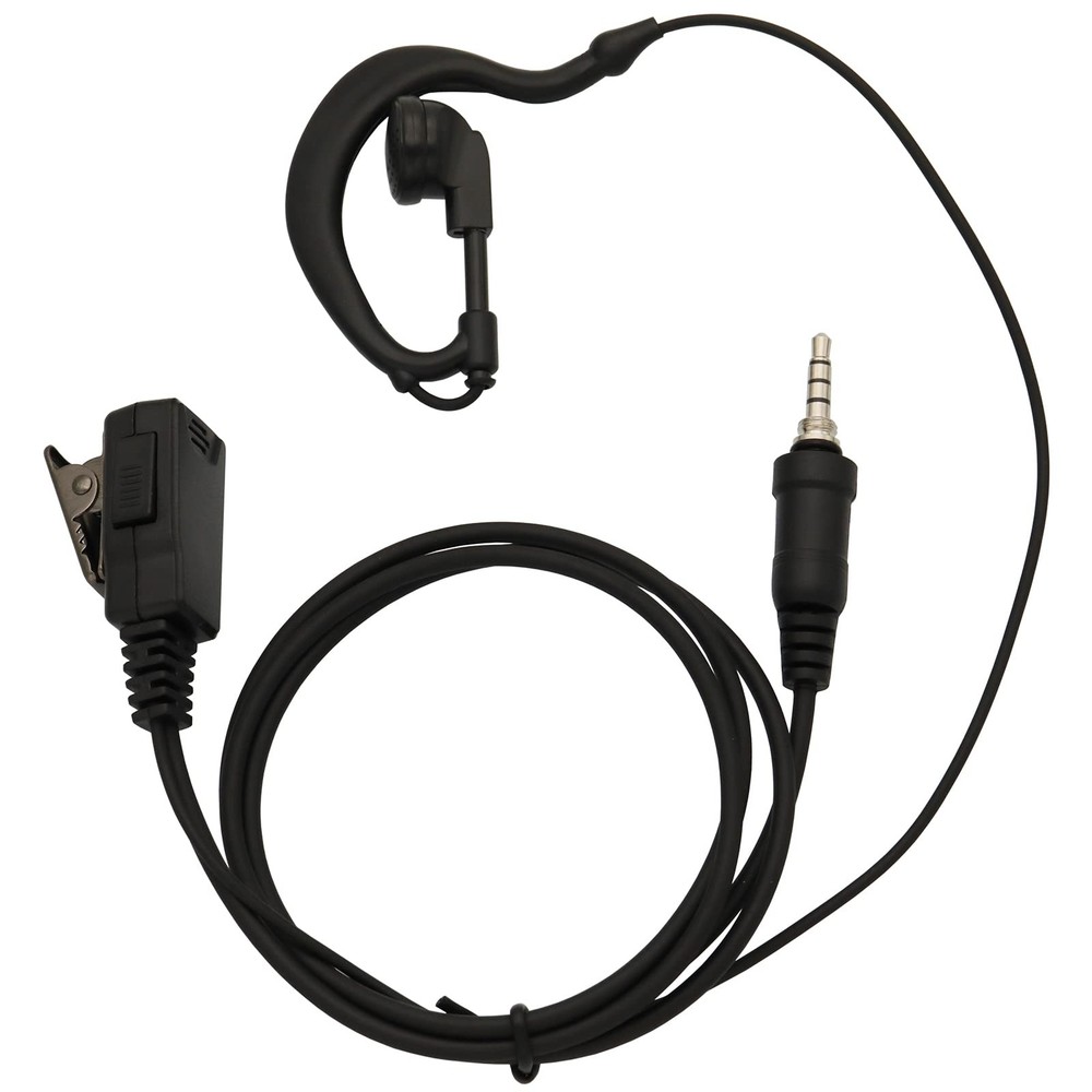 G-Shape Clip Ear Earpiece Headset with PTT Button & Mic is Compatible with Ya...