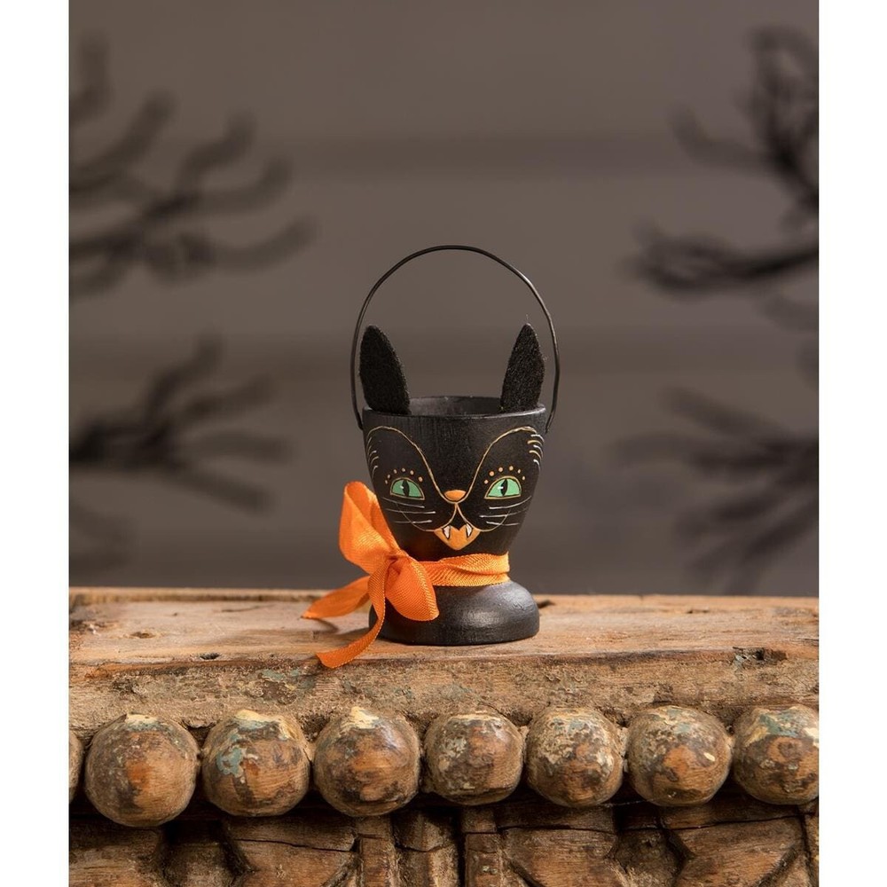 Black Cat Egg Cup