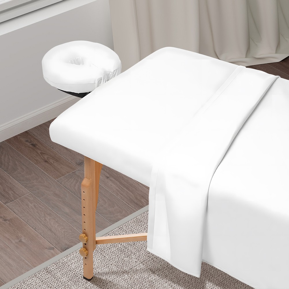 4 Sets Premium Microfiber Soft Massage Table Sheets Set, 3 Piece Set Ultra Light