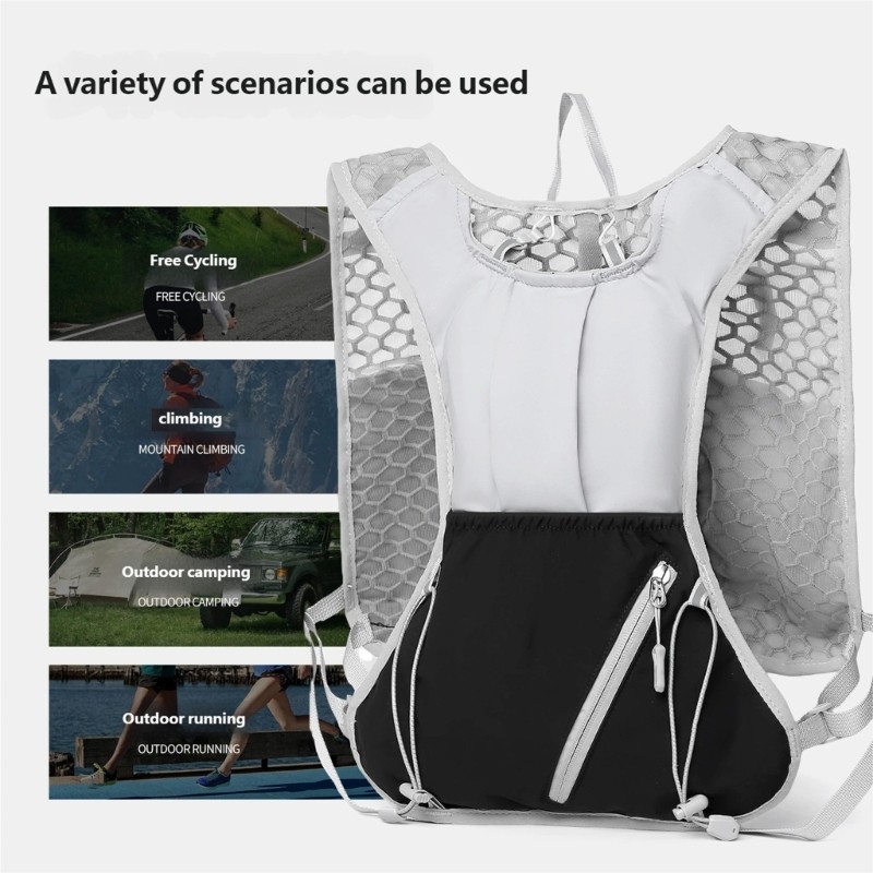 Practical Organized Storage Vest Pack Comfortable Ergonomic Long Trip Support