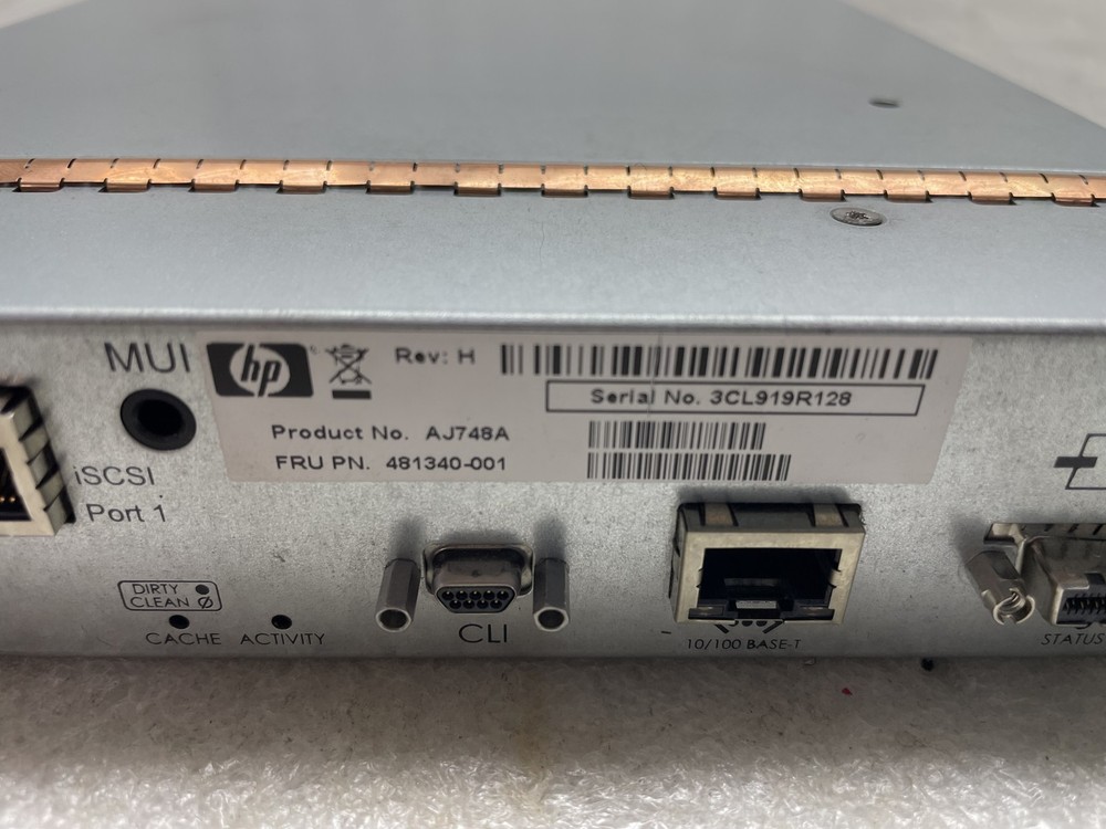 HPE AJ748A Smart Array RAID iSCSI Controller Dual Port for MSA2000i