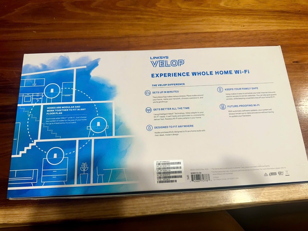 Linksys - Dual-band Mesh Wifi System - Velop AC3900