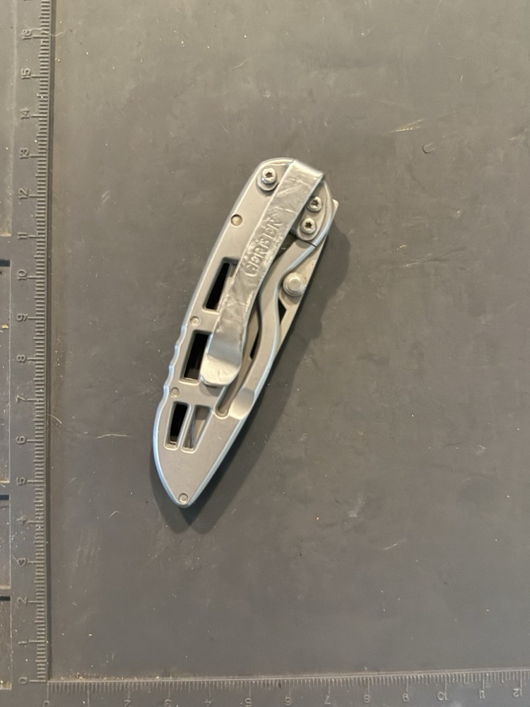 Gerber Ripstop I Pocket Knife Framelock Plain Edge Blade Used Multiple Available