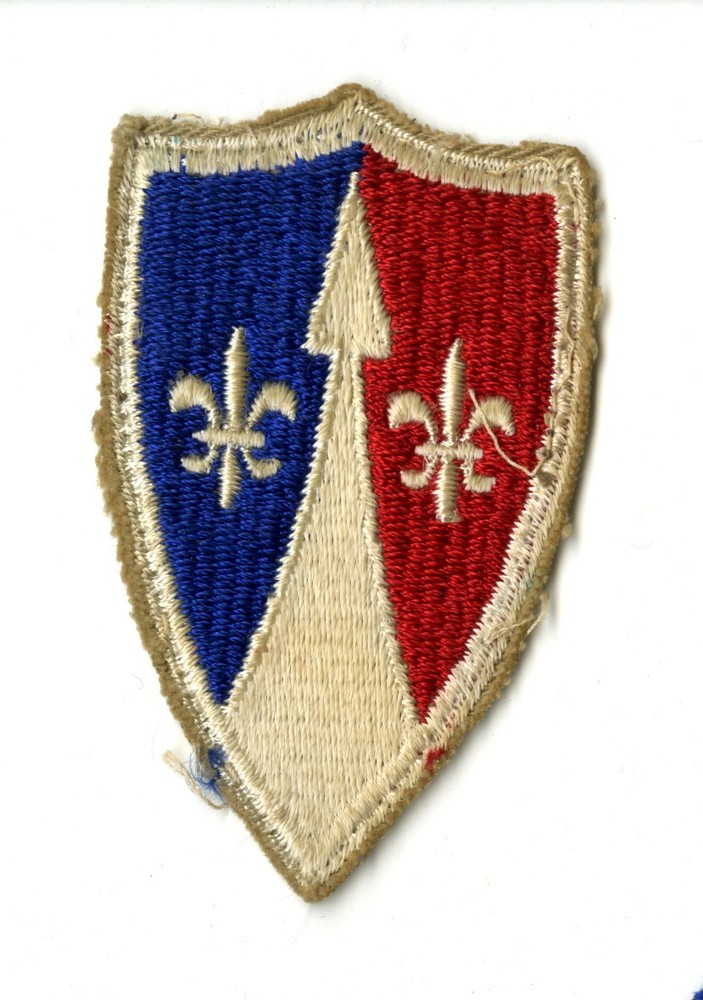 Theater Area Support Command White Back Patch Cut Edge Vintage