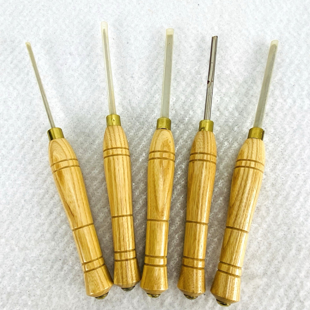 Woodworking Chisel Set 5 Pieces With Canvas Pouch Wood Carving Carpentry Gouges