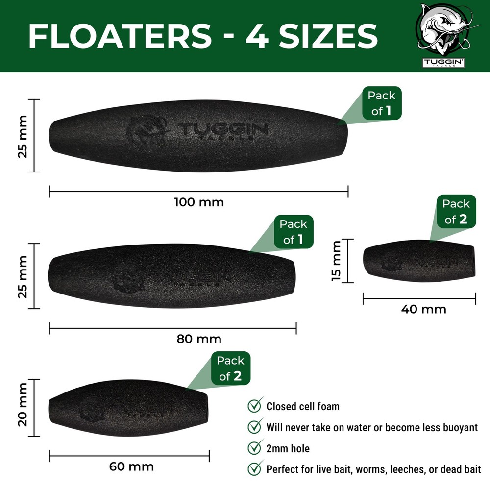 Tuggin' Tackle Floater - Versitile EVA Sub Float