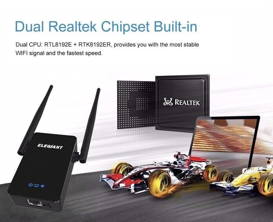 NEW Sealed Elegiant WiFi Range Extender Model WR300M