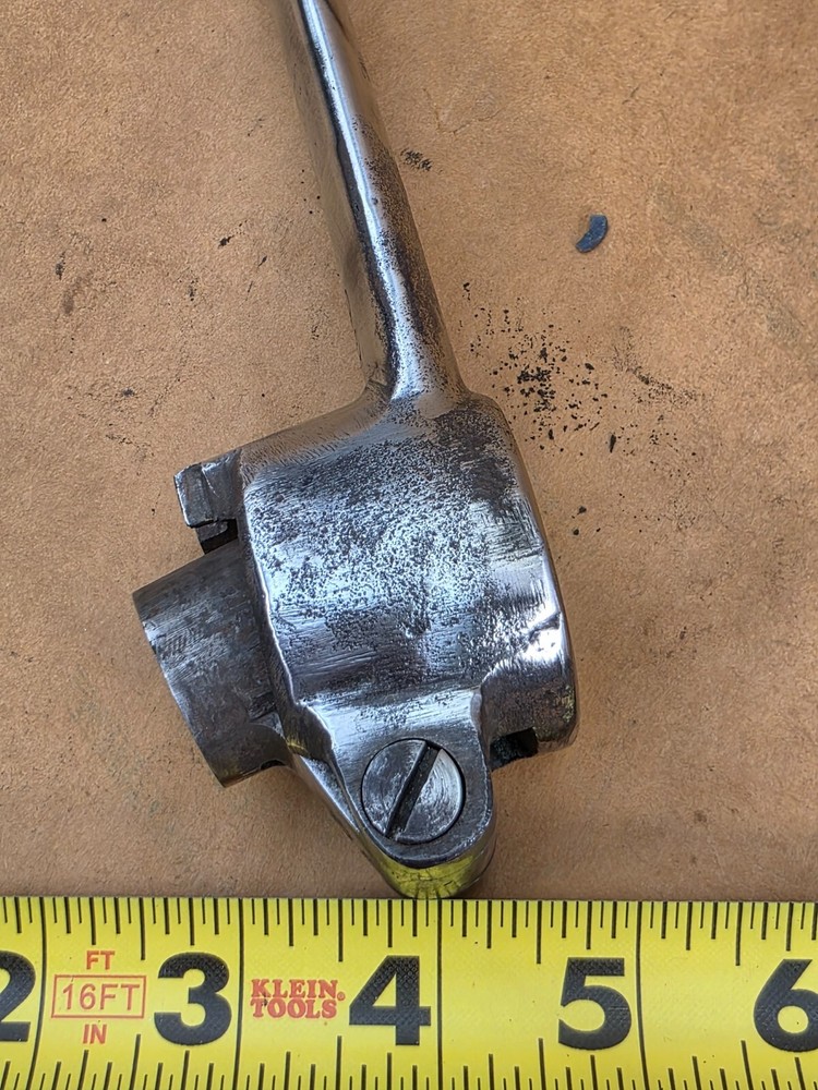 Milling Machine Knee Crank Handle & Swivel, MFG. UNKNOWN 38 SPRING LOADED