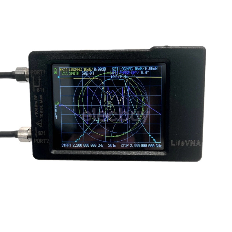 6.3GHz LiteVNA 2.8" Vector Network Analyzer HF VHF UHF Antenna Analyzer NanoVNA