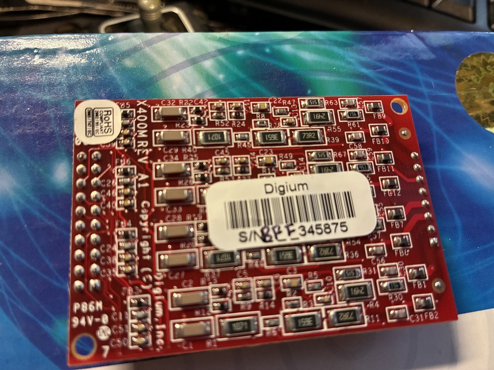 Digium X400m REV A1 Quad FXO Module