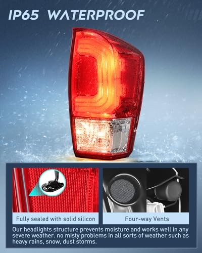 Taillight Assembly Compatible with 2016 2017 2018 2019 2020 Passenger Side