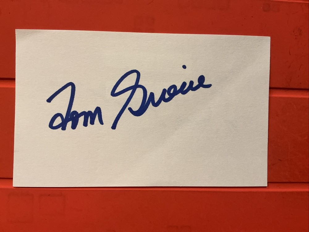 Tom Grieve🔥🔥MLB Debut: 1970 Washington Senators 🔥🔥Autograph⚾️⚾️