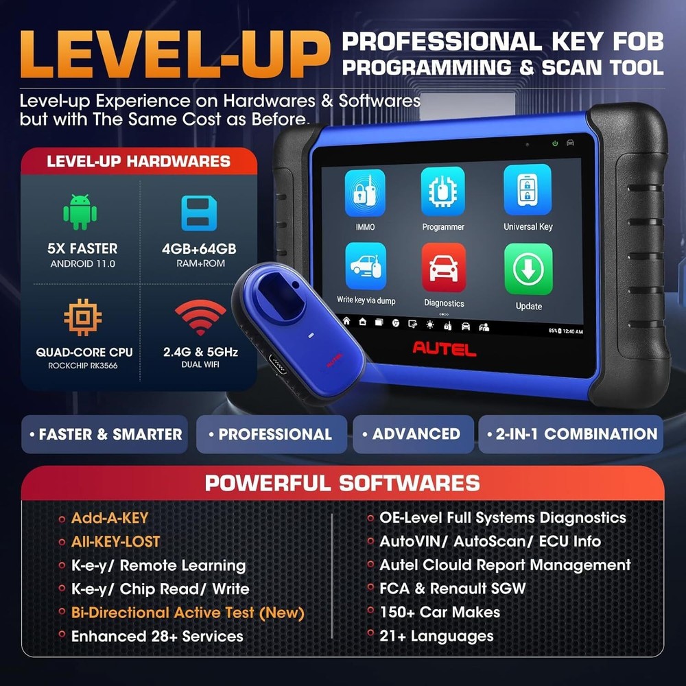 2026 New Autel MaxiIM IM508S, IMMO Key Programming & Full System Diagnostic Tool