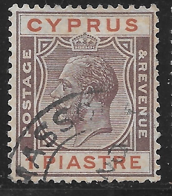 Cyprus SC#94 1924 🔥 USED🔥CD LIMASSOL