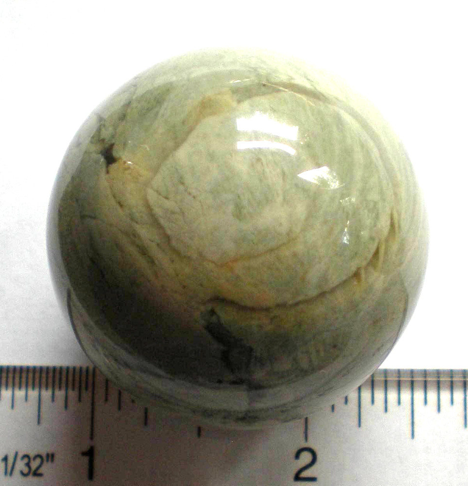 Silver Leaf Jasper 35mm Sphere sc781a