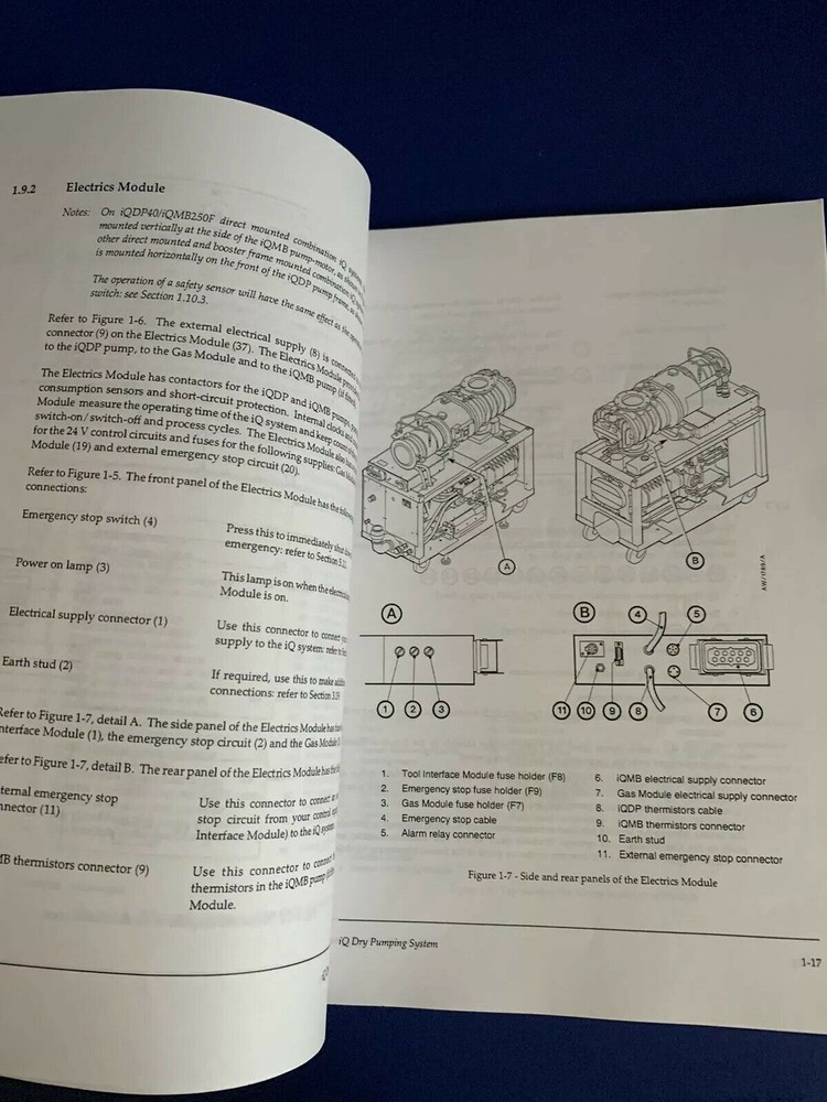 Edwards iQ Dry Pumping System Instruction Manual