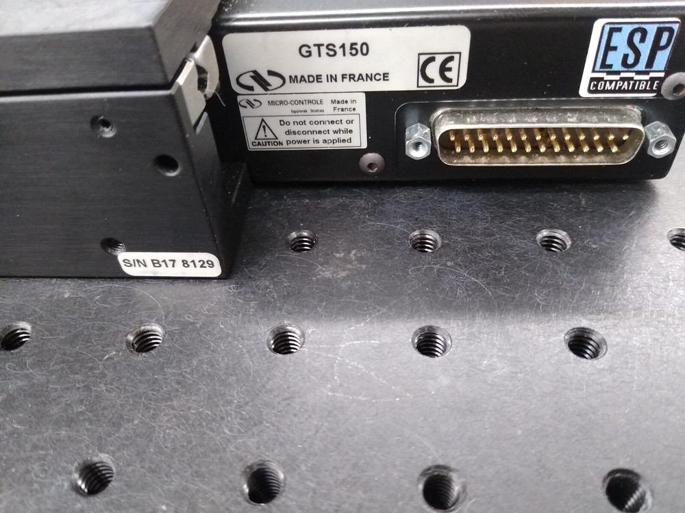 MODEL: GTS150 Motorized Linear Stage, 150 mm Travel, High Torque DC Motor