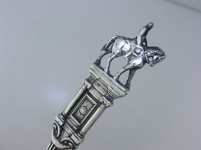 Sterling Silver GORHAM Souvenir Spoon ROBERT E. LEE Monument VIRGINIA VA