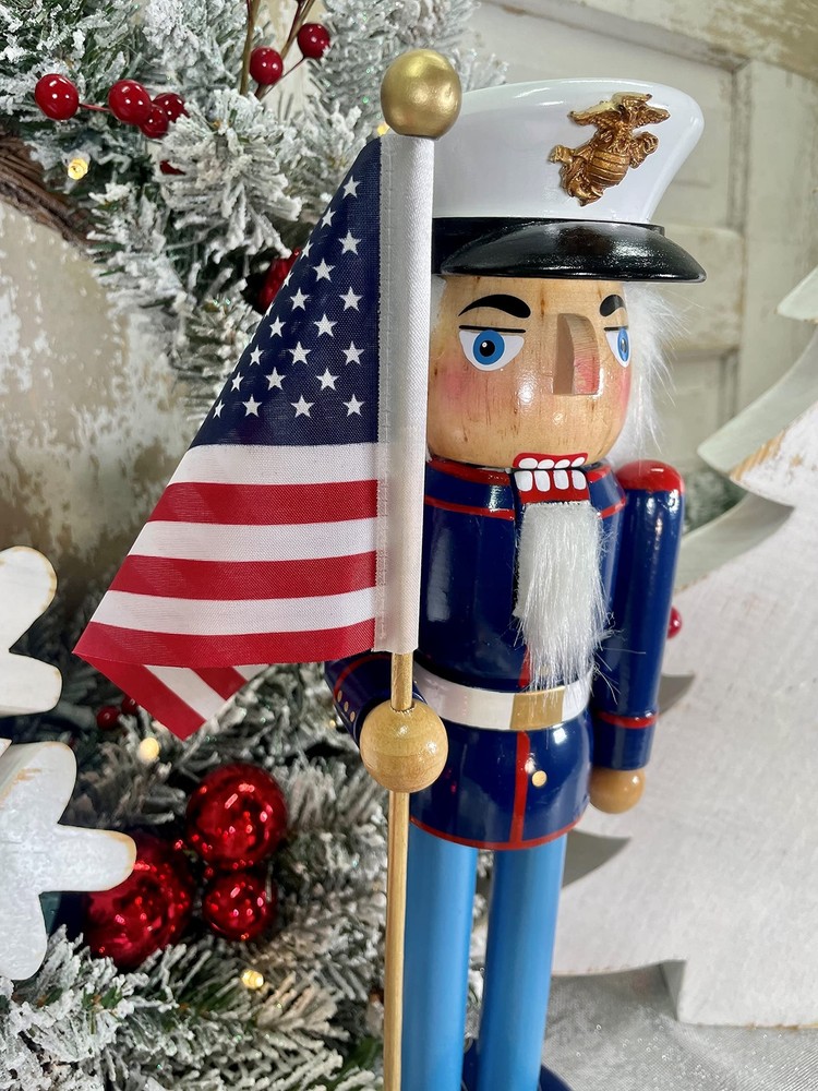 Santa's Workshop 14" Marine Nutcracker