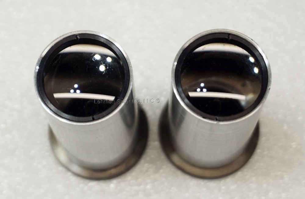 Vintage 5x Bristol microscope eyepieces.