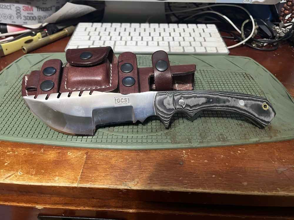 GCS Tracker Knife Leather Sheath