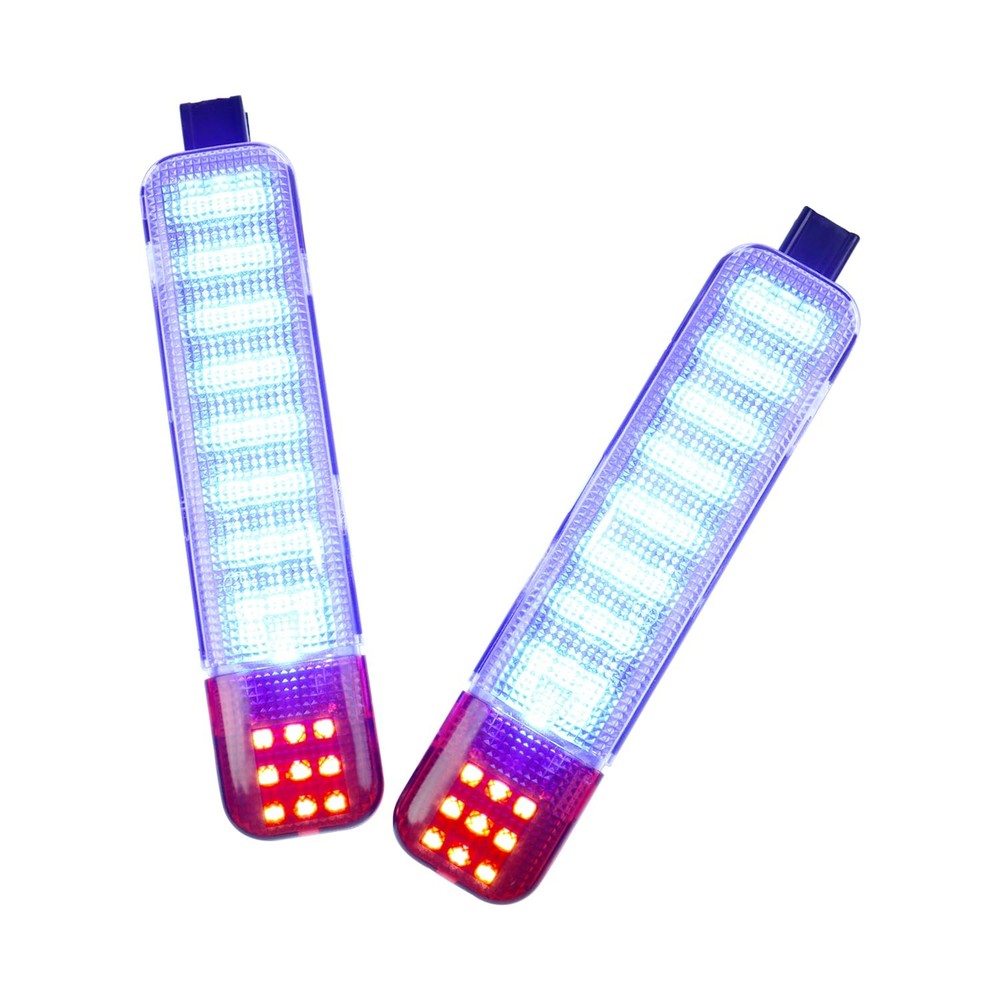 GZZTORES Led Interior Doors Panel Light Courtesy Lights Compatible RED&BLUE