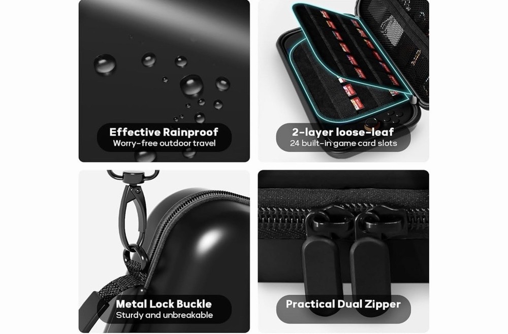MOCADIA Switch 2 Case carrying case nintendo switch 2 case protector Hard Shell