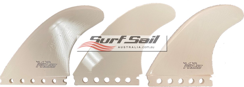 McCoy Fibreglass Surfboard Tri Fin Set