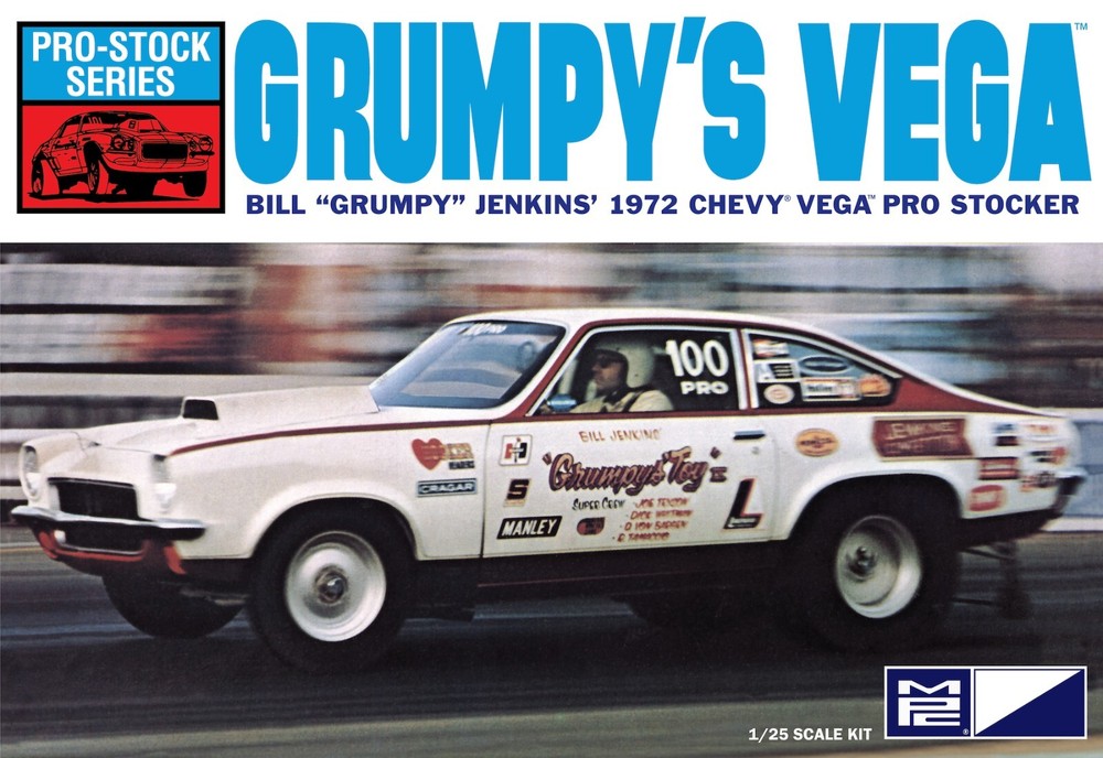 MPC Model Kit '72 Chevy Vega 'Grumpy Jenkins' Modified 1:25 Scale Skill 2 MPC877