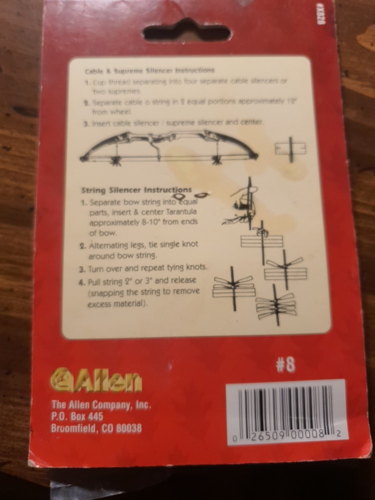 Allen Tarantula String/Cable Silencers 8