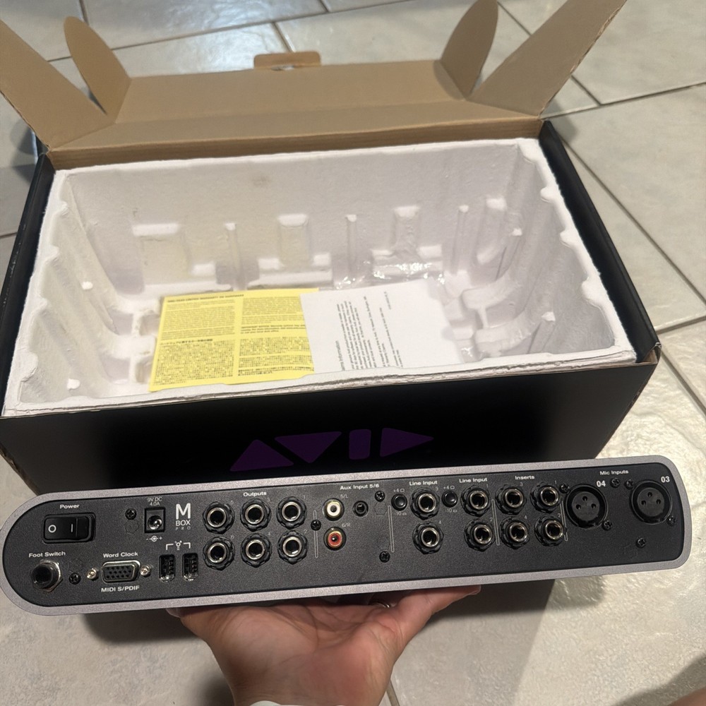 Avid Pro Tools + Mbox Pro 8x8 High-Resolution Audio Interface Studio Bundle